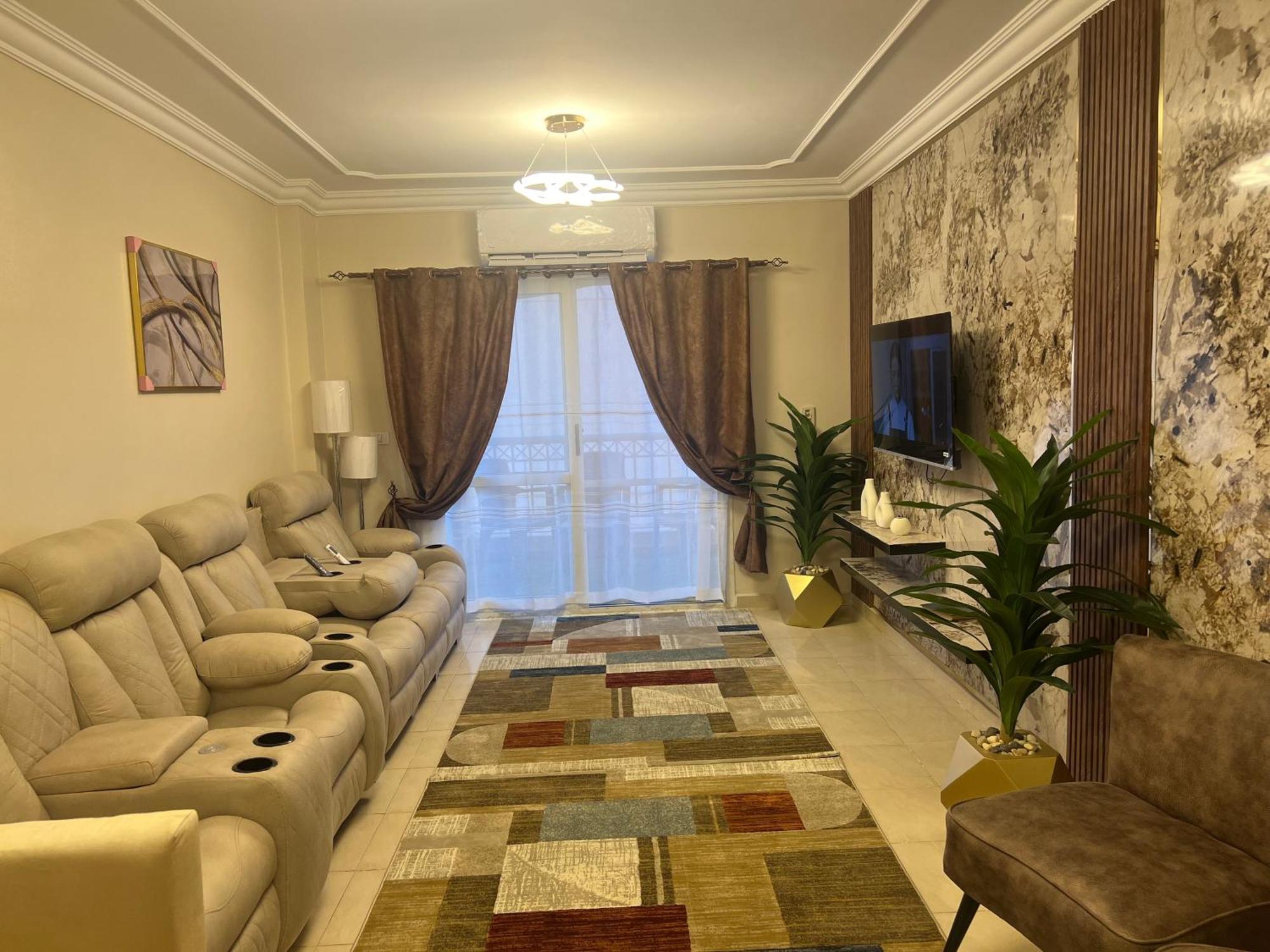 Luxurious Vip Apartment In Madinaty Furnished With High End Hotel Furniture Eksteriør billede